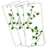 Vine Leaf Temporary Tattoos – 4 Natural Green Transfers (38cm