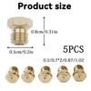 Jecdfs Pack of 5 Gas Nozzle Injectors for LPG Propane