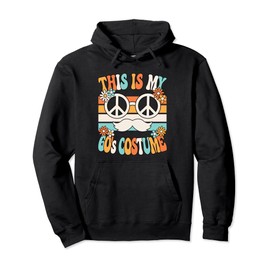 Hippie Theme Party 60s Outfit Men Boys Kids 60s Costume Pullover Hoodie