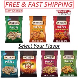 Snyder's New - Snyder's of Hanover Pretzel Pieces, 11.25 Oz  - ( Select Your Flavor ) - Buffalo-Wing