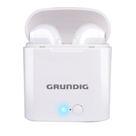 Grundig Bluetooth Kopfhörer – In Ear Earbuds 400 mAh – Ohrhörer mit 2 Stunden Wiedergabezeit – Kabellose Kopfhörer für freihändiges Telefonieren – inkl. Ladeetui USB-C-Ladekabel