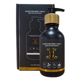 Shampoo Barba Y Cabello Crecimiento Biotina Cafeina Y Menta