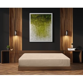 ComfyWell Single Fitted Sheet - Single Bed Sheets Deep Pocket (35 cm) - Soft Brushed Microfibre Fabric Beige Bedding - Shrinkage and Fade Resistant. (Single (90x190cm), Beige)