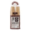 Sunup C15100MZAW Paper Cups, Unbleached, 100 Pieces, Disposable