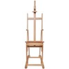 Mont Marte Tilting Studio Wooden Floor Easel. Height Adjustable Extra