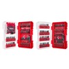 Geinxurn 107Pieces Impact Screwdriver Bits Set, Magnetic S2 Steel 1”/2”3”Phillips/Square/Torx/Slotted/Hex/Pozi