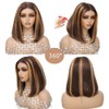 Highlight 4/27 Wear and Go Glueless Bob Wig Human Hair