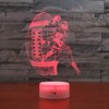 SUPERHONGJIHAO Night Light for Children, 3D Rugby Sports LED Lamp