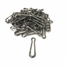 Orurdo qb500037a06n01 Snap Hawaii Hook #6 50 Pieces Chrome Black