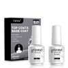 Vishine Esmalte de uñas de larga duración, base + top