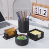 Set of 4 Modern Concrete Desk Accessories for Office Decor
