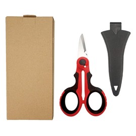 FIBAsource Optic Fiber Cable Cutter Scissors for Fiber Optic Kevlar Shears Stainless Steel Electrical Shears Precision Scissor with Wire Optical Fiber Cut with Protection Sleave
