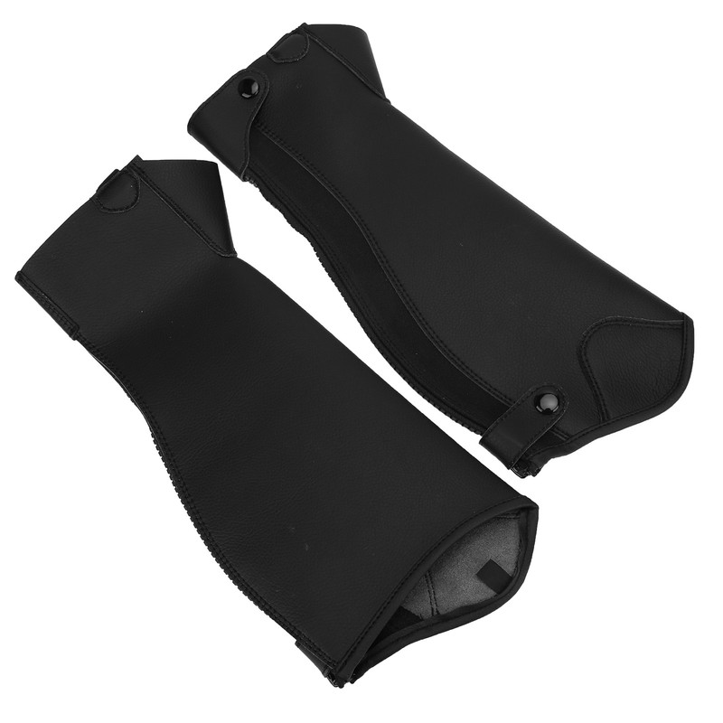 Super Fiber PU Leather Half Chap Horse Riding Body Protector