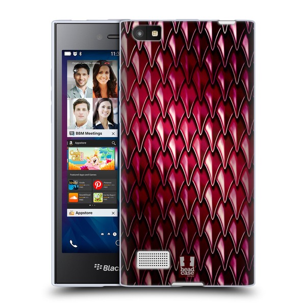 Head Case Designs Red Metallic Dragon Scales Soft Gel Case