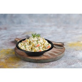 DecorRack 24 Small Plastic Bowls, 7 inch Disposable Popcorn, Soup, and Salad Bowls, Kids Birthday and Holiday Party Supplies, Fruit Snack Serving Bowl 12 oz, Black (Pack of 24)