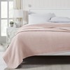 Modern Threads 100% Cotton Waffle Thermal Blanket, Blush, Full/Queen