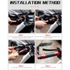 2Pcs Motorcycle Handguards Reliable Protection High Hardness Stylish Hand Shield