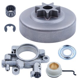 Gubeter 3/8" Clutch Drum Sprocket Oil Pump Worm Gear Kit for Stihl Ms311 Ms391, 1129 640 2000