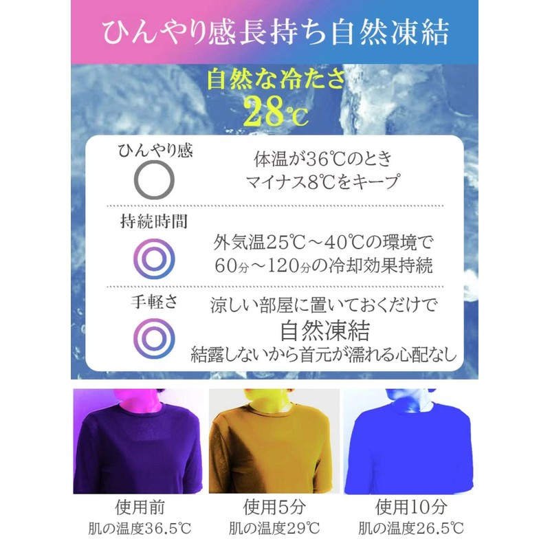 ICE Neck Cooler, Cool Ring, ICE Neck Ring, Cooling Sensation,