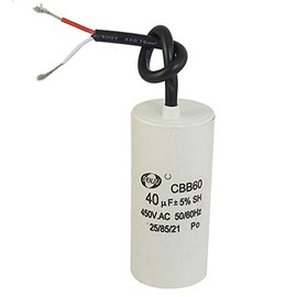 CBB60 AC 450 V 40uF de motor running Capacitor w 2 cables de plomo US barco
