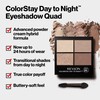 Revlon ColorStay Day to Night Eyeshadow Quad, Longwear Shadow Palette