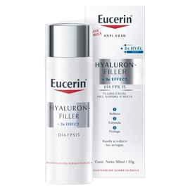 Eucerin Crema facial FPS 15 con Ácido Hialurónico,Hyaluron Filler,50ml