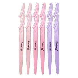 The Crème Shop Flawless Finish Precision Razors | Dermaplaning Tool for Face | Face Razors for Women | Stocking Stuffers for Women (Pack of 12)