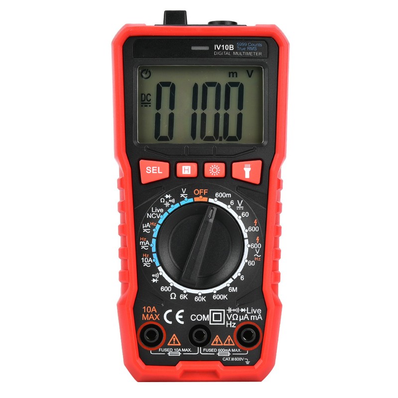 5999 Mini Portable Digital Multimeter True RMS Measurement Voltage Current