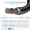 HLLYLL Audio Y Splitter Cable Adapter, 3.5 mm Female to