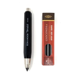 Koh-I-NOOR 5344 Pen and Variant with Refill 1 Minenhalter + Ersatzminen 2B Black