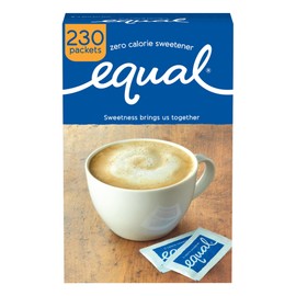 Equal Sweetener Packets 230-Count Packages (Pack of 12)