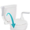 Vive Toilet Safety Rail with Handles - Handicap Grab Bar