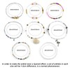 ELABEST African Beads Anklet 8pcs Boho Beaded Ankle Bracelet Elastic