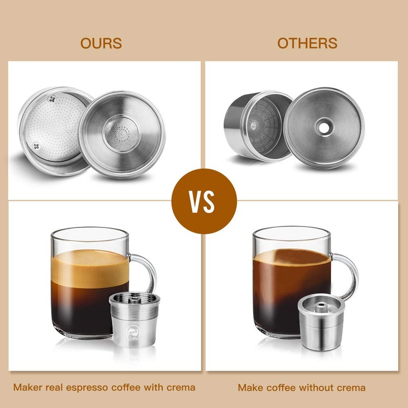 Reusable Coffee Capsules for illy Coffee Machines Compatible with Illy