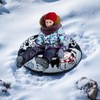 Inflatable Snow Tubes for Kids and Adults, Cold-Resistant Thickened Heavy