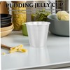 ULTECHNOVO 6pcs Mini Tart Molds Nonstick Aluminum Bakeware Pudding Cups