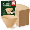 320 Count #4 Cone Coffee Filters for 8-12 Cup Drip