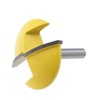 eMagTech 6.35mm Shank Horizontal Crown Router Bit Crown Cap Molding
