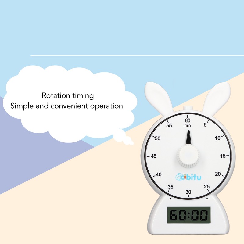 Visual Timer Kids Countdown Cooking Time Management Timer for Home