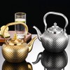 SANQIAHOME 1500ml teapot with Infuser stainless steel Water Boilers lifting