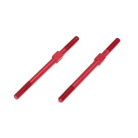 Square SGX-3052R A70-75 Duralumin Turnbuckle M3 x 52mm (Red)