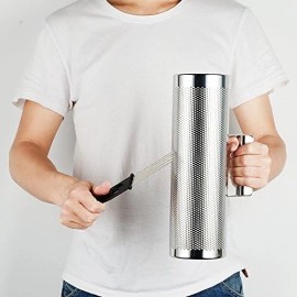 Vangoa Metal Guiro 12"X 4" Stainless Steel With Scraper Latin Percussion Inst