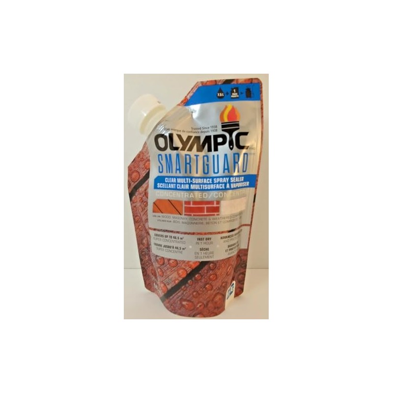 Set of 3 Olympic Stain Smartguard Concentrated Multi-Surface Sealant, Clear,