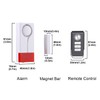 Lancoon Door Window Open Alarm, Wireless Remote Control Magnetic Sensor