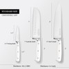 diamosteel White Knife Set, 3-Piece Knives Set for Kitchen with