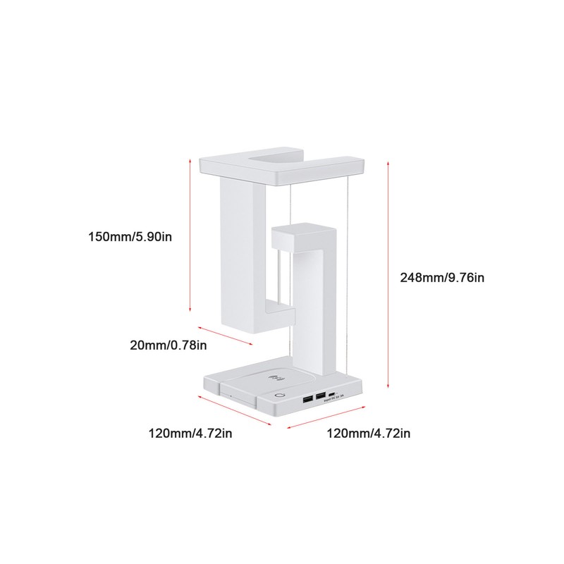 Night Lamp Bedside LED Table Lamp Suspension Floating Touch Control