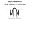 Flexible Skateboard Wall Mount Hanger - Ideal for All Board