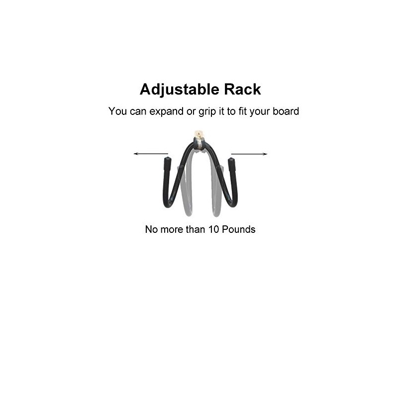 Flexible Skateboard Wall Mount Hanger - Ideal for All Board