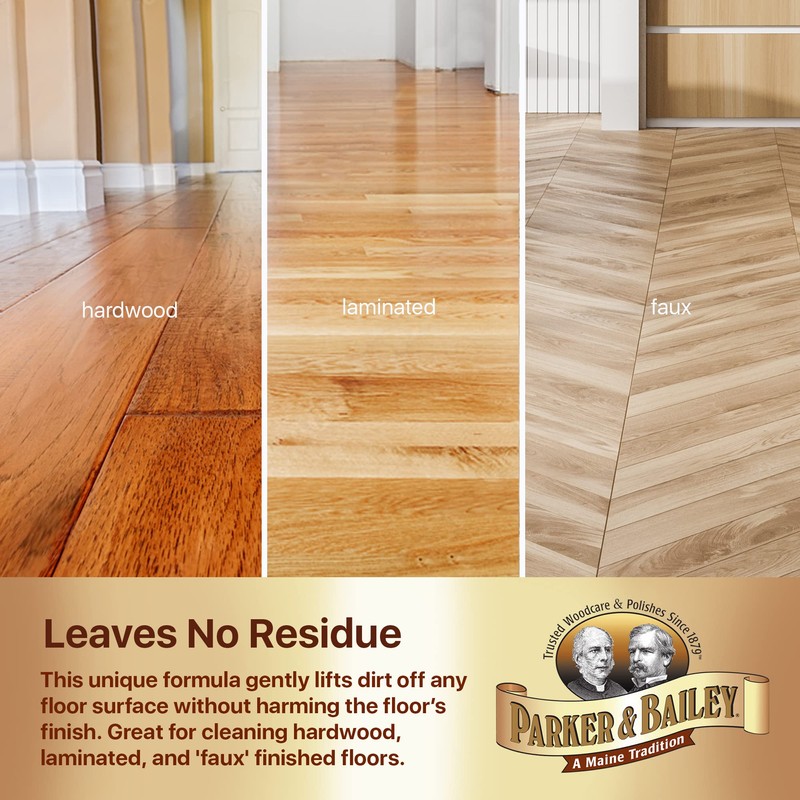 Parker & Bailey Wood Floor Cleaner – Use on Hardwood,