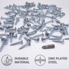 (Pack of 100 pcs) Zinc Plated Steel 4.2 x 25